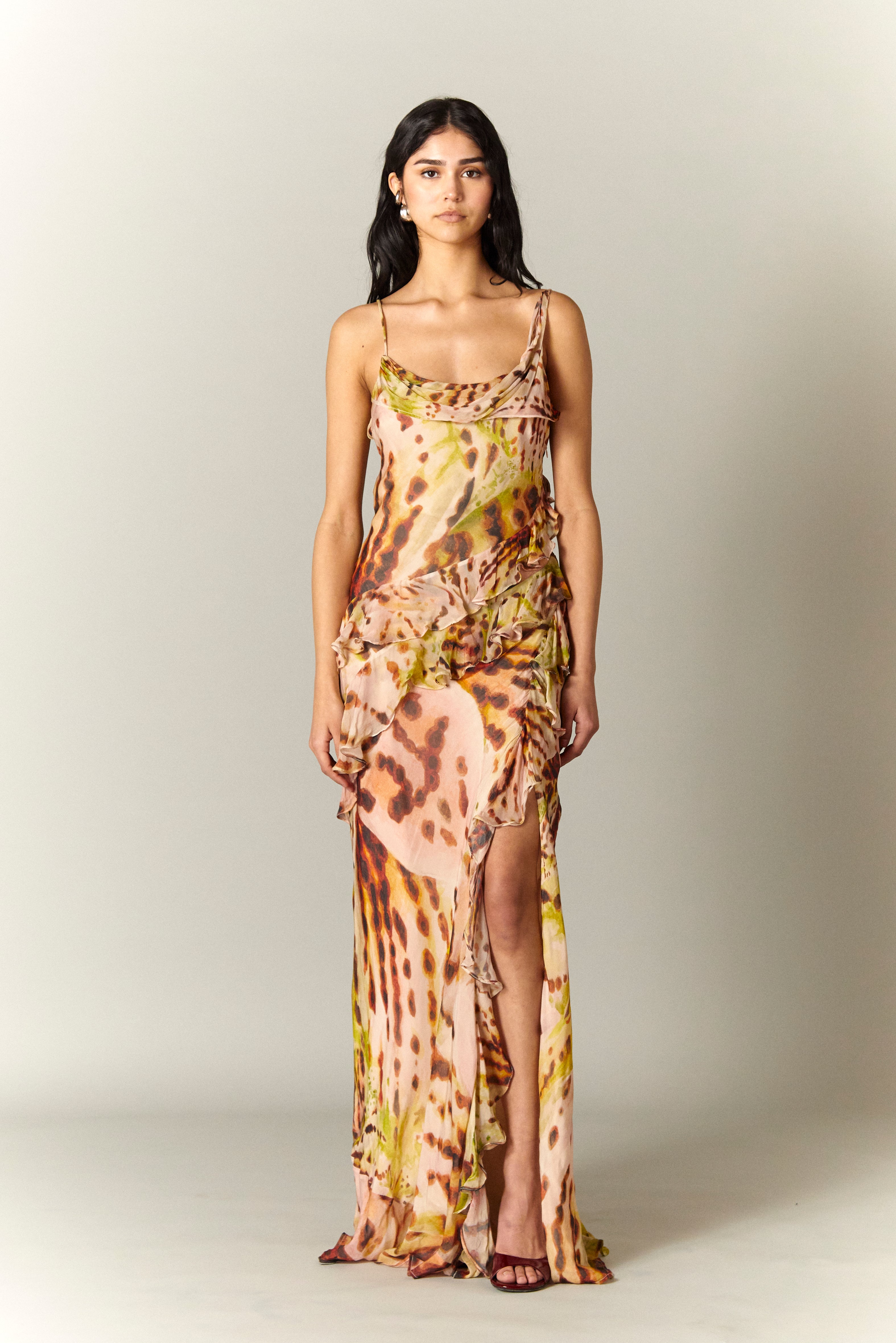 RAIN PRINTED GOWN