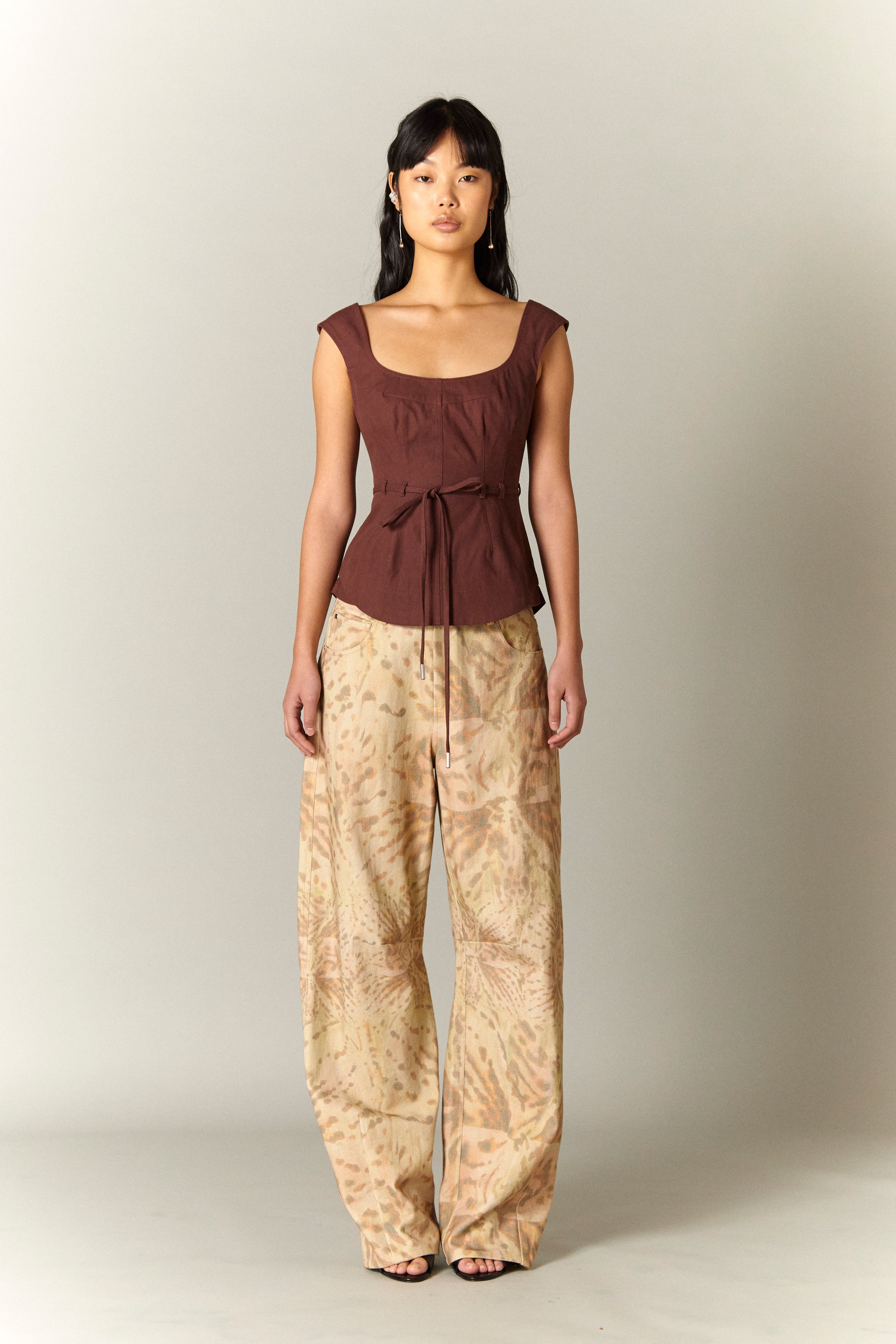 Ash Cap Sleeve Top