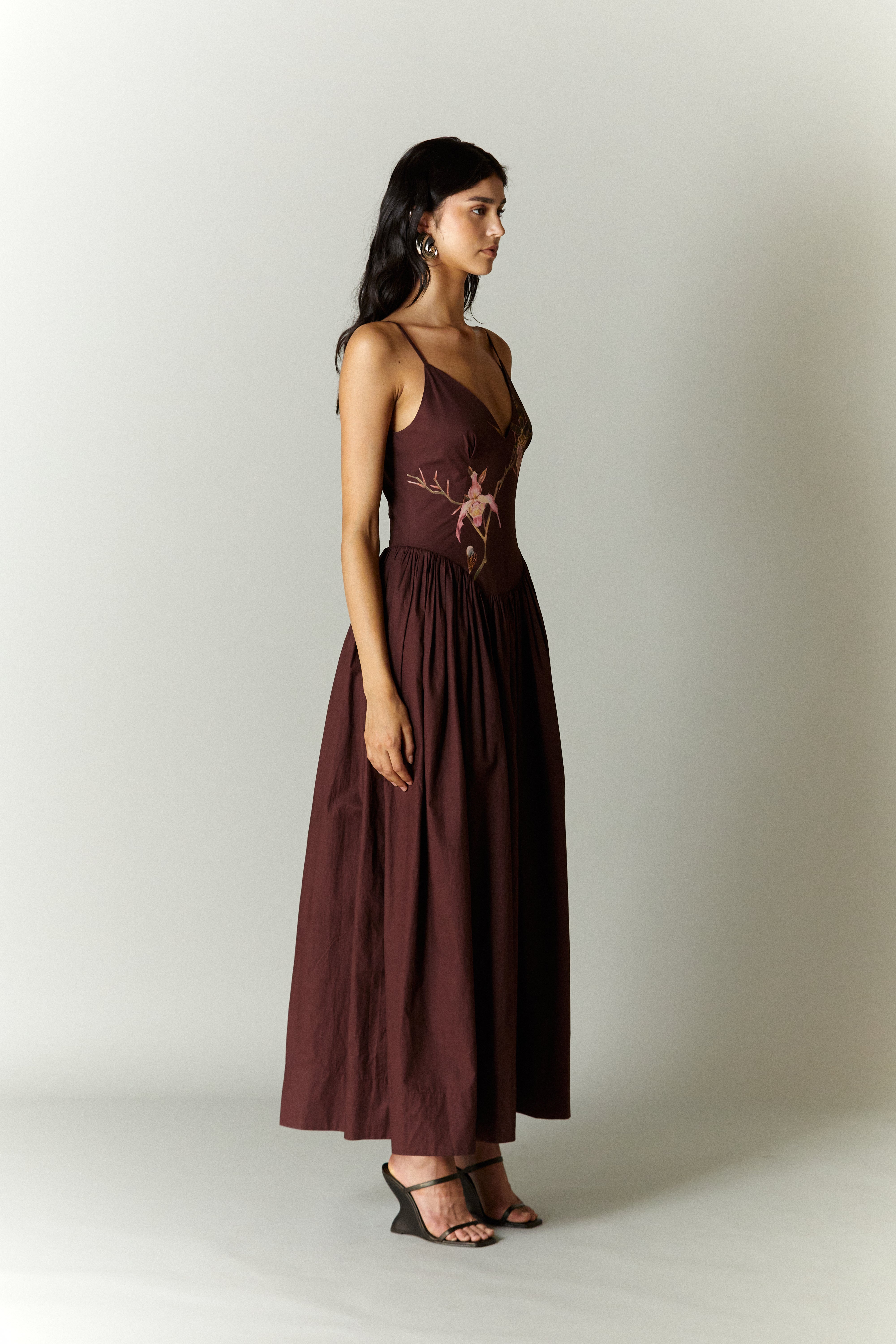 Kaia Drop Waist Mini Dress