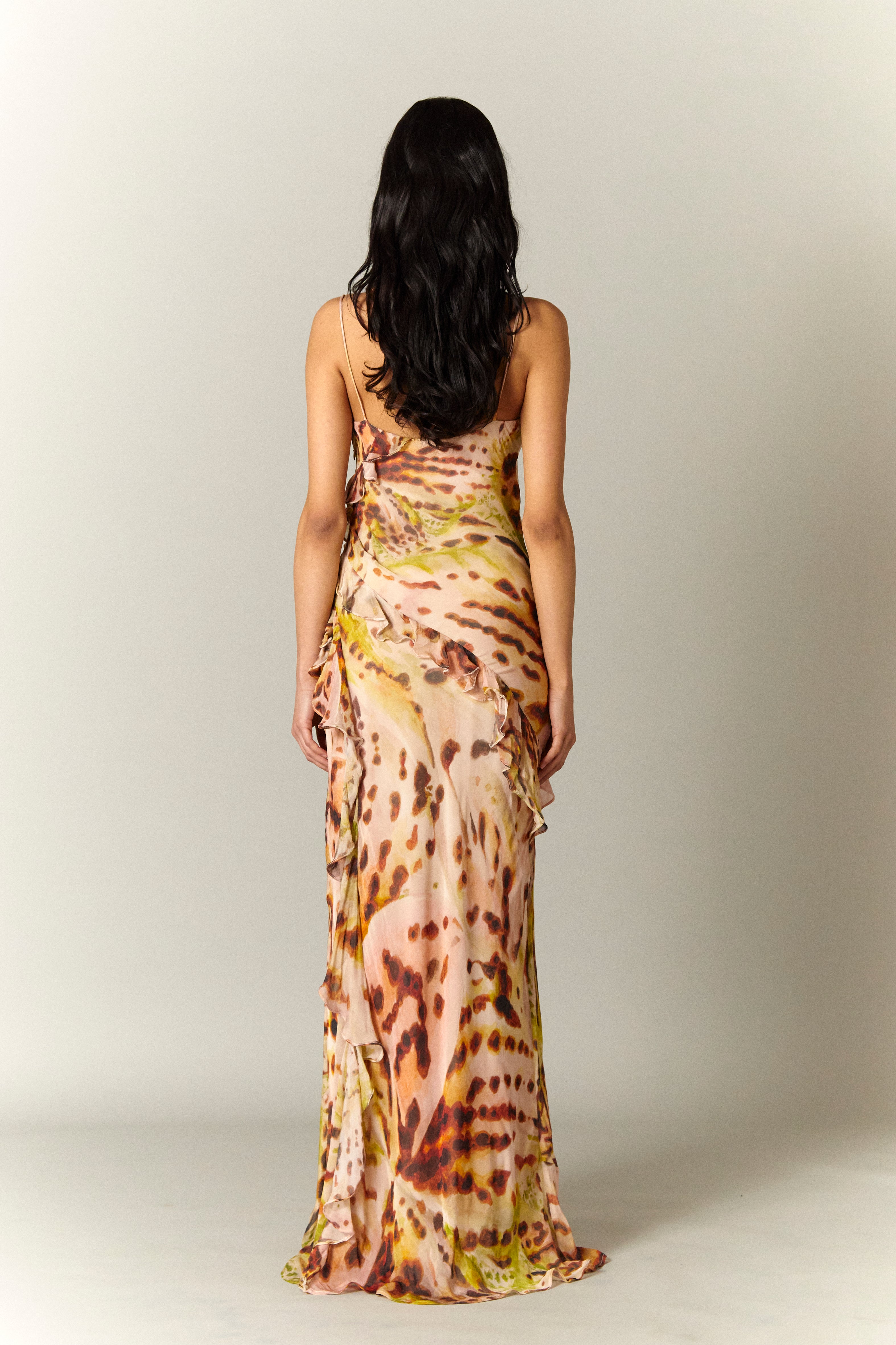RAIN PRINTED GOWN
