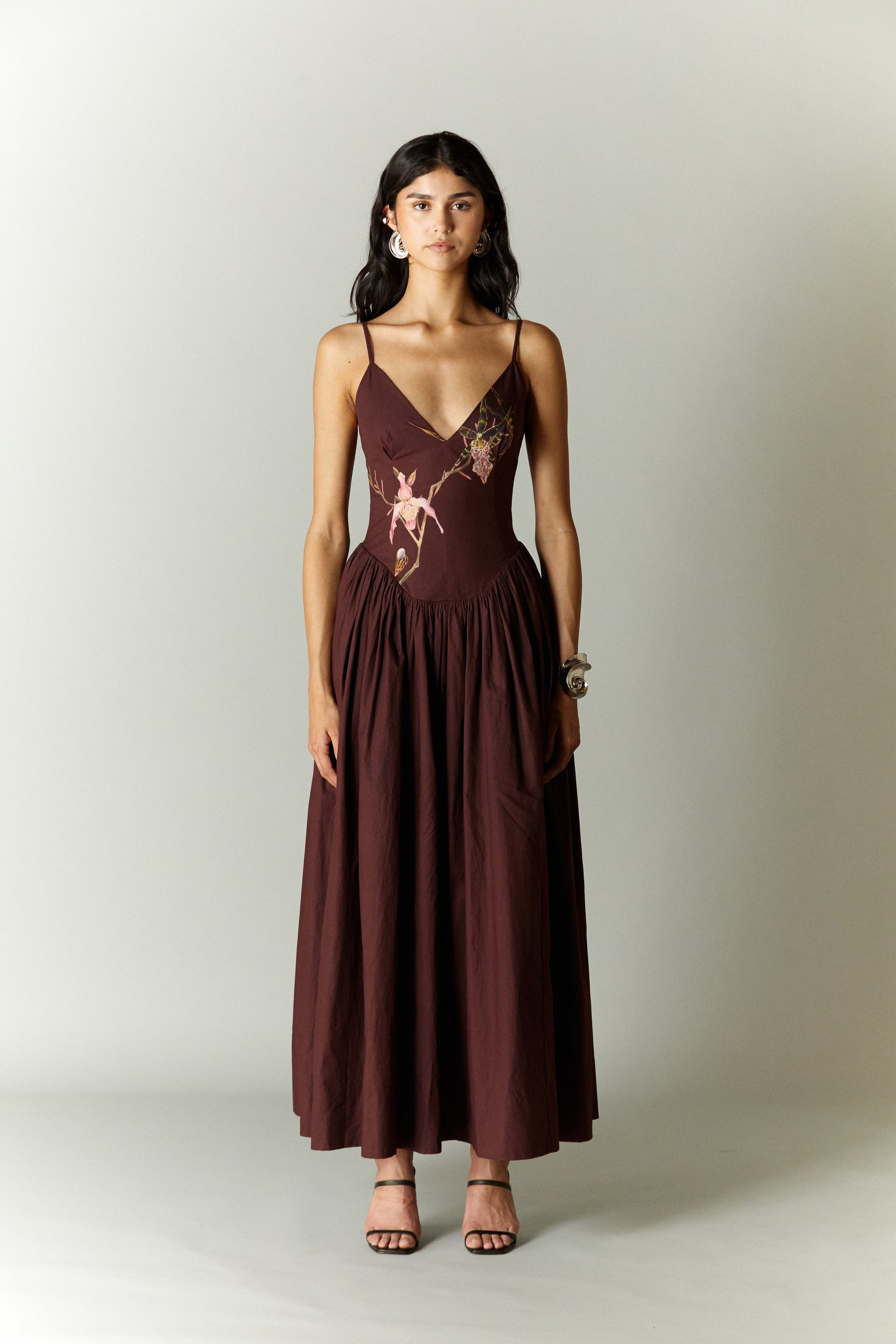 kaia silk midi dress Kaia Dress - Black, AU/UK 8